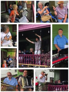 Snaps of TKO at the 2023 Larchmere Porchfest